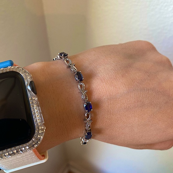 Kay Jewelers Jewelry Sapphire Diamond Bracelet Poshmark